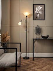 BHS Black Mother & Child Floor Lamp - Image 2 of 7