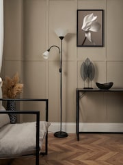 BHS Black Mother & Child Floor Lamp - Image 3 of 7