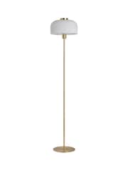 BHS Opal Glass Ribbed Table Lamp - Image 6 of 7