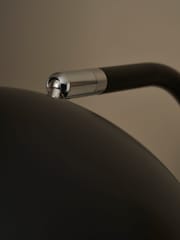 BHS Matt Black Arc Floor Lamp - Image 5 of 7