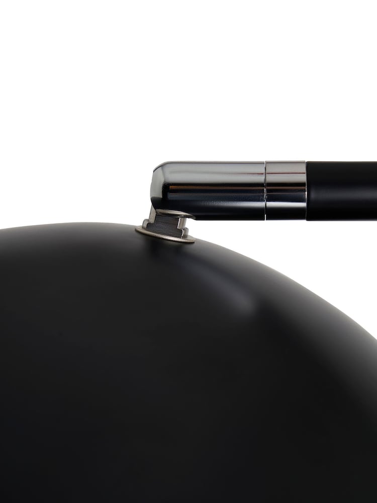 BHS Matt Black Arc Floor Lamp - Image 7 of 7