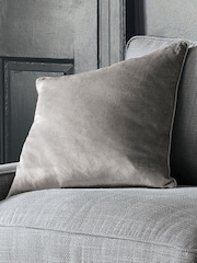 Laura Ashley Pale Charcoal Nigella Cushion - Image 1 of 2