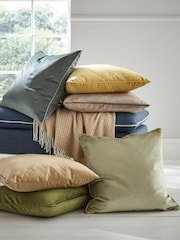 Laura Ashley Grey Green Nigella Cushion - Image 3 of 4