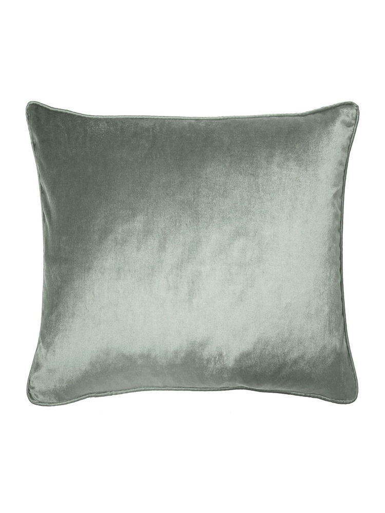Laura Ashley Grey Green Nigella Cushion - Image 4 of 4