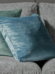 Laura Ashley Dark Seaspray Nigella Cushion - Image 1 of 4