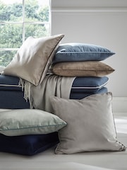 Laura Ashley Dark Seaspray Nigella Cushion - Image 3 of 4