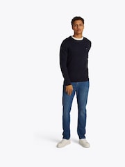 Tommy Hilfiger Blue 100% Cotton Core Essential Jumper - Image 2 of 6