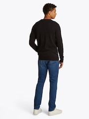 Tommy Hilfiger Black 100% Cotton Core Essential Jumper - Image 3 of 6