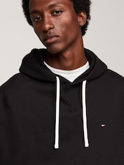 Tommy Hilfiger Black Essential Fleece Hoodies - Image 4 of 5