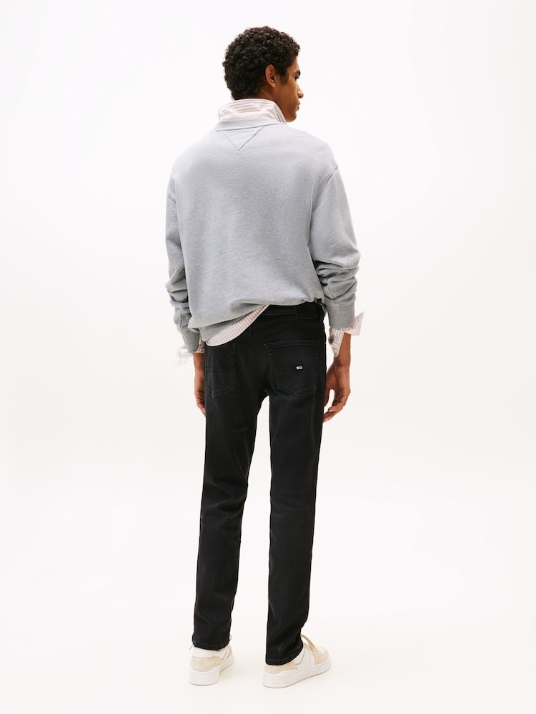 Tommy Hilfiger Black Dark Scanton Slim Jeans - Image 3 of 5