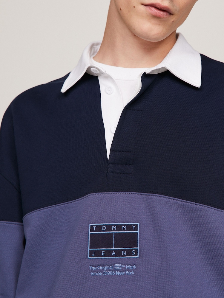Tommy Jeans 100% Cotton Tonal Flag світшот - Image 4 of 8