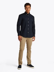 Tommy Hilfiger Blue 100% Cotton Core Flex Poplin Shirt - Image 2 of 6