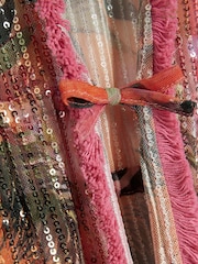 River Island Pink Girls Orchid Embellished Kaftan - Image 4 of 4