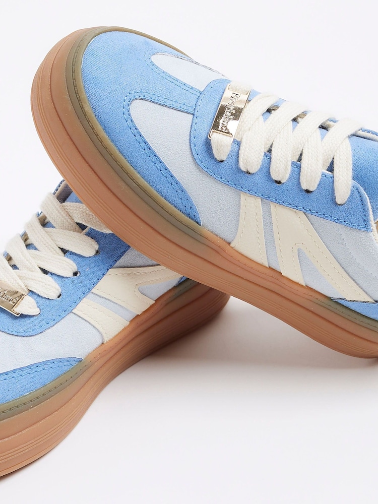 Buy River Island Blue Triple Plim Trainers from the Next UK online
