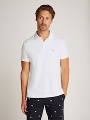 Tommy Hilfiger White Liquid 100% Cotton Polo Shirt - Image 1 of 6
