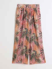 River Island Pink Girls Orchid Sequin Trousers - Image 1 of 4