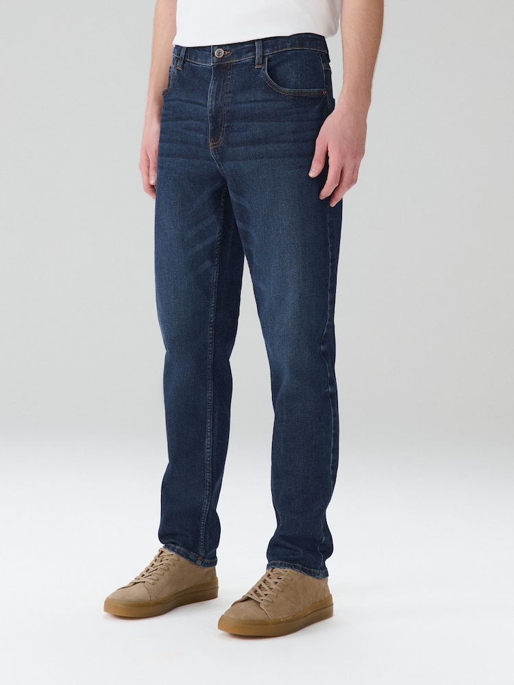 Denim Dark Blue Stretch Slim Fit Jeans - Image 1 of 2
