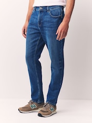 Denim Bleach Wash Slim Fit Stretch Jeans - Image 1 of 1