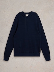 White Stuff Blue Attadale Hooded Jumper - Image 5 of 6
