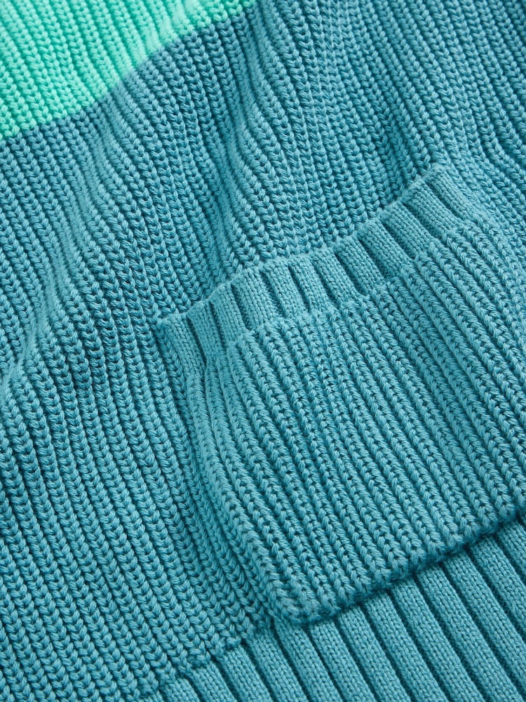 White Stuff Blue Bailey 100% Cotton Jumper - Image 6 of 6