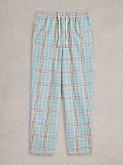 White Stuff Blue Moorland Flannel Pyjamas Trousers - Image 5 of 6