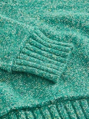 Zielony - Teksturowany sweter White Stuff Tammy z dekoltem w szpic - Image 6 of 6