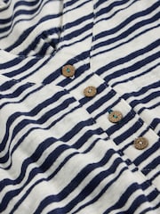 White Stuff Blue Nina 100% Linen T-Shirt - Image 6 of 6