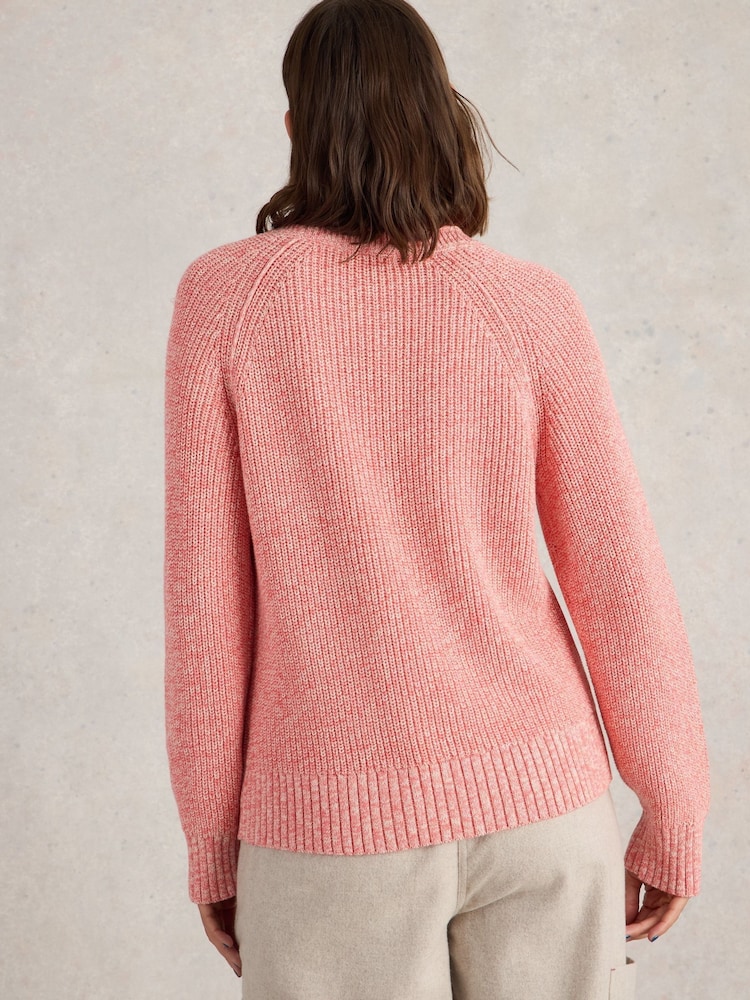 White Stuff Red Bailey 100% Cotton Jumper - Image 2 of 6