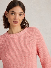 White Stuff Red Bailey 100% Cotton Jumper - Image 3 of 6