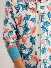 White Stuff Natural Lulu Printed 100% Organic Cotton Cardigan - Image 5 of 7
