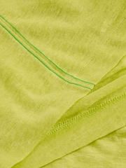 White Stuff Yellow Rowan Linen 100% Linen Tank Top - Image 6 of 6