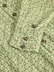 White Stuff Green Lydia 100% Linen Shirt - Image 6 of 6