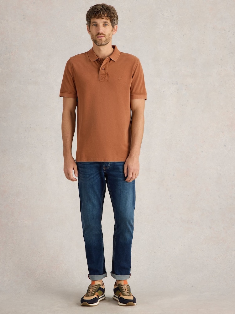 White Stuff Poloshirt im Utility-Design aus 100 % Baumwolle - Bild 1 von 6