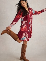White Stuff Red Frankie Dress - Image 3 of 6