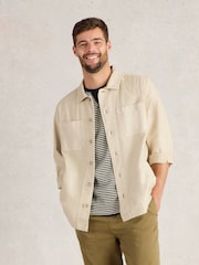 White Stuff Cream Finch Workwear Jacket - Image 1 of 6