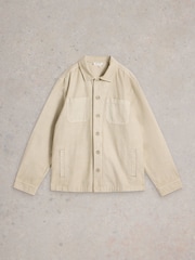 White Stuff Cream Finch Workwear Jacket - Image 5 of 6