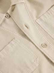White Stuff Cream Finch Workwear Jacket - Image 6 of 6