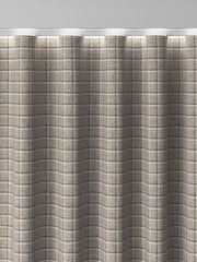 Grey Simplicity Check Made to Measure Curtains - Image 8 of 9
