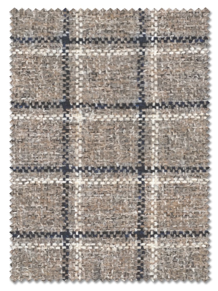Grey Simplicity Check Made to Measure Curtains - Image 9 of 9