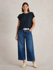 White Stuff Blue Rowan Linen 100% Linen Tank Top - Image 2 of 6