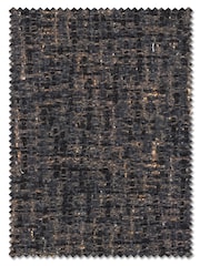 Charcoal Grey Textured Weave Made to Measure Curtains - Image 6 of 7
