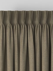 Khaki Green Matte Chenille Made to Measure Curtains - Image 7 of 10