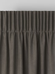 Charcoal Grey Linen Look Made to Measure Curtains - Image 5 of 10