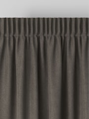 Charcoal Grey Linen Look Made to Measure Curtains - Image 6 of 10