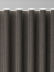 Charcoal Grey Linen Look Made to Measure Curtains - Image 9 of 10