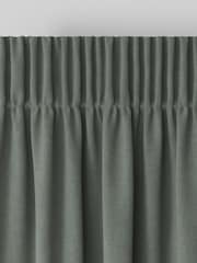 Green Touch of Linen Made to Measure Curtains - Image 5 of 8