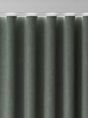 Green Touch of Linen Made to Measure Curtains - Image 7 of 8