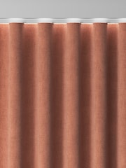 Rust Brown Touch of Linen Made to Measure Curtains - Image 7 of 8
