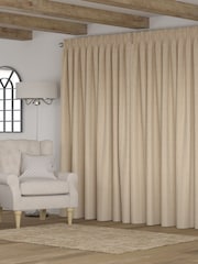 Natural Textured Weave Made to Measure Curtains - Image 2 of 8