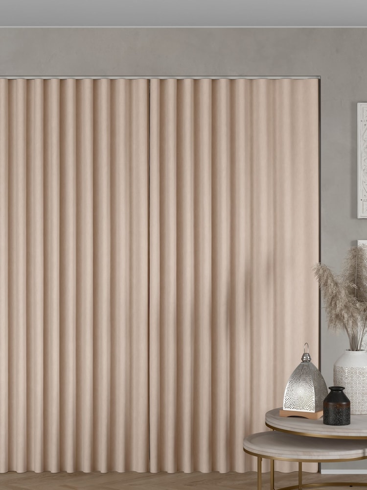 Natural Pink Cotton Made to Measure Curtains - Image 2 of 10